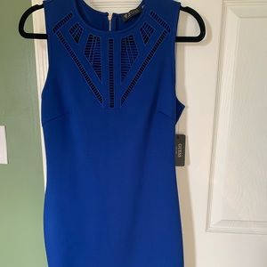 Royal blue cocktail dress
